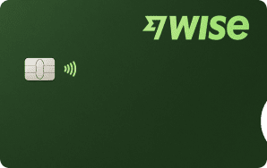 Eine Wise Business-Debitkarte.